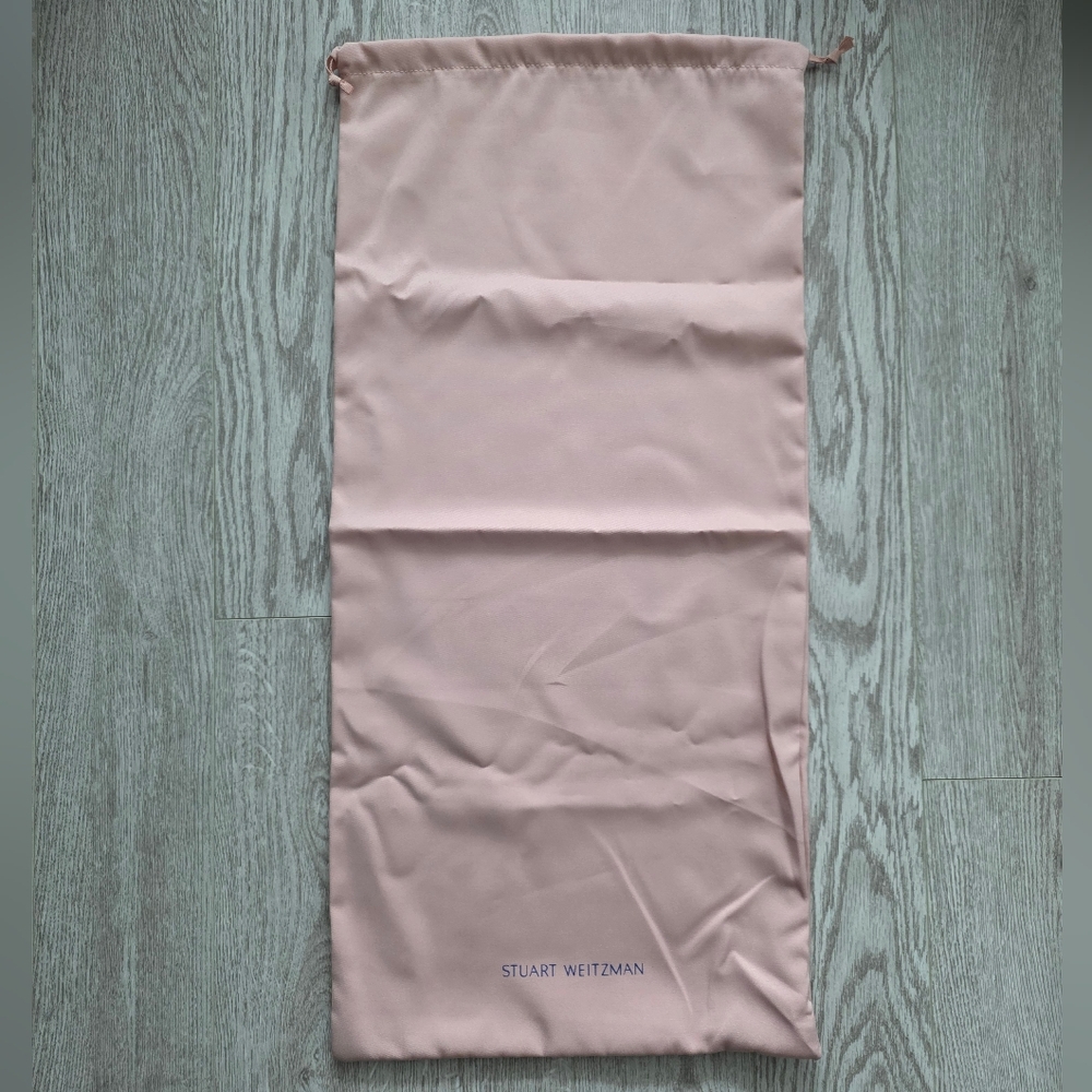 Stuart Weitzman Pink Dust Bag Dustbag For Tall Boots